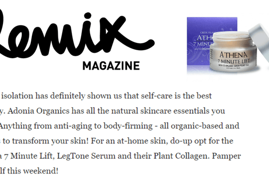 New Zealand’s Remix Magazine Hails Adonia Organics as a “Favourite”