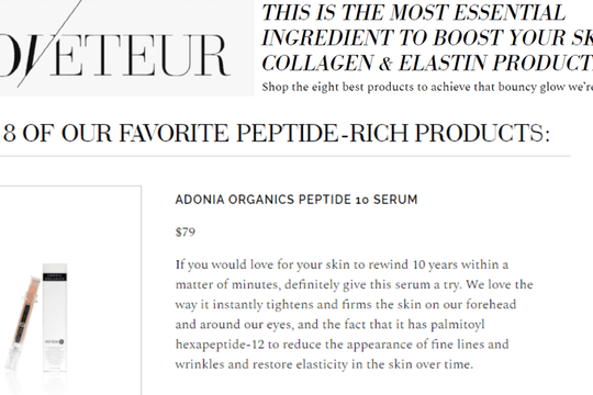 <em>Coveteur</em> Covets Peptide 10