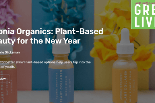 <em>Green Living Magazine</em> Promotes Plant-Based Beauty for the New Year