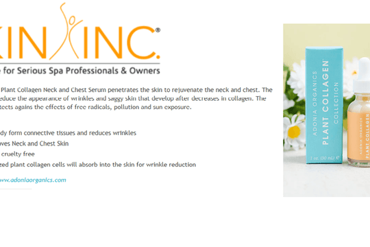 Skin Inc. Spotlights Plant Collagen Neck and Chest Serum
