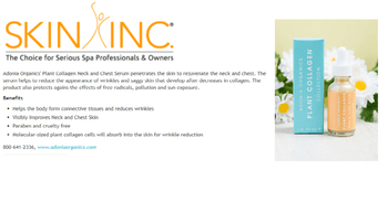 Skin Inc. Spotlights Plant Collagen Neck and Chest Serum