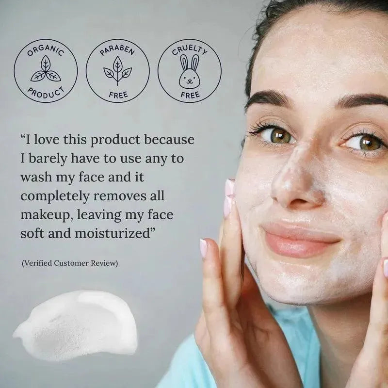 I love Adonias Daily Cleansing Gel. I barely use any to wash my face.