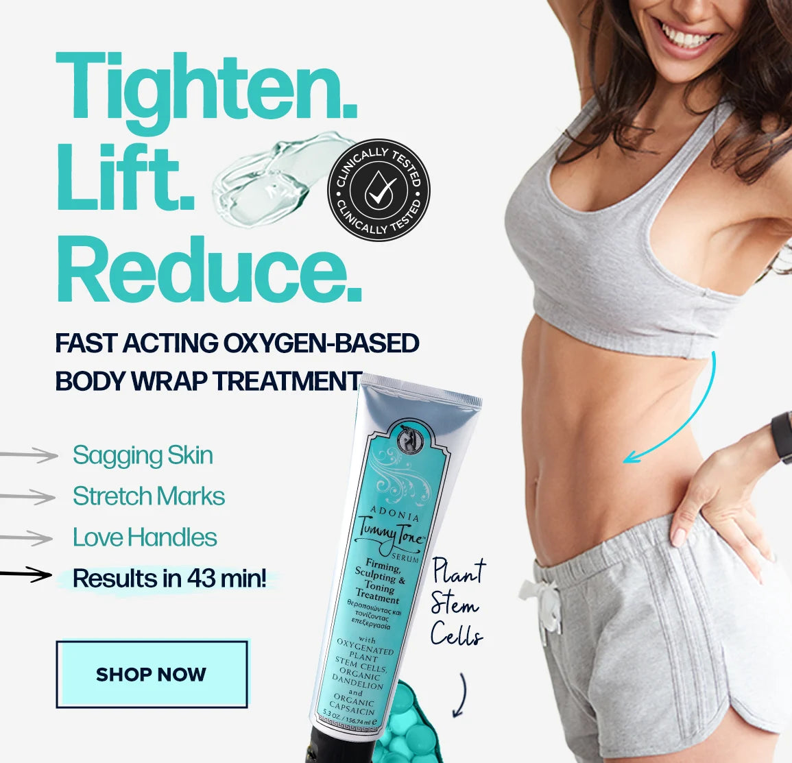 Lift tone and tighten the sagging tummy